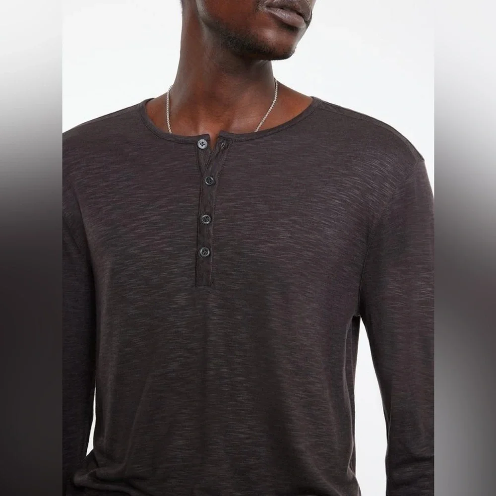 John Varvatos Long Sleeve t-shirt DANVILLE HENLEY